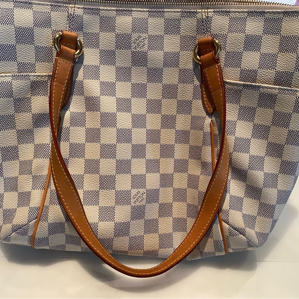 Checkered Designer Tote Bag